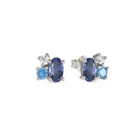 Orecchini Nomination Donna Mosaica in Argento Zircone 241606/010